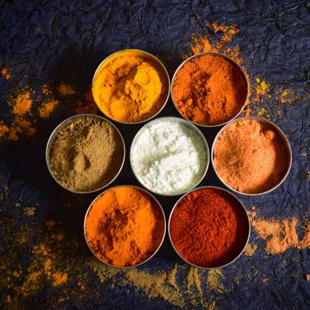 A colourful and flavourful prepared meal